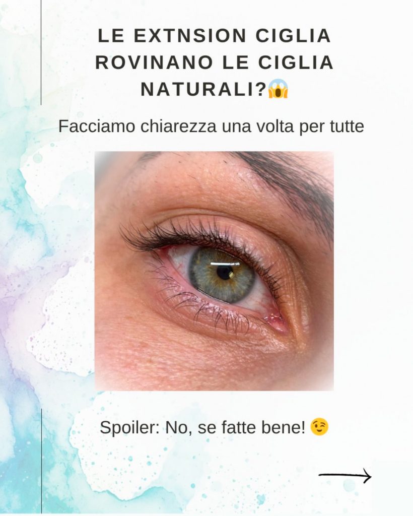 Le extension rovinano le ciglia?